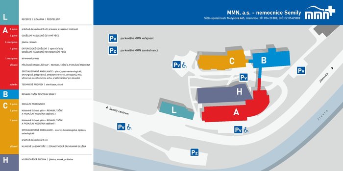 Mapa Semily
