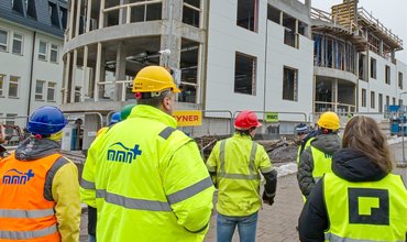 Pohled na stavbu pavilonu X